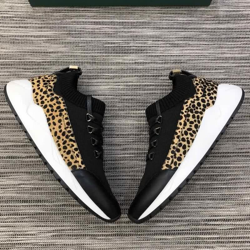 Buscemi Sneakers Black Leopard And White Men 9