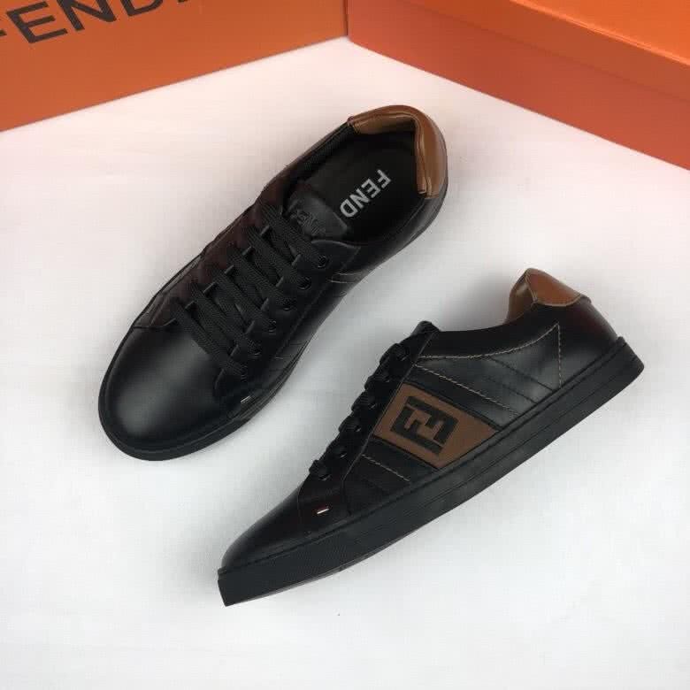 Fendi Sneakers Lace-ups Black And Brown Men 3