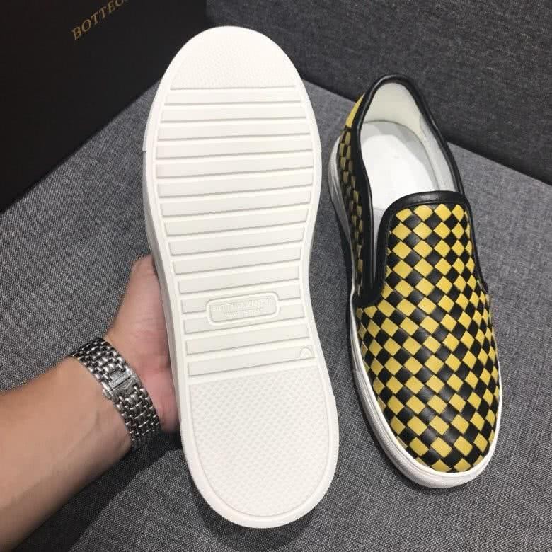Bottega Veneta New Fashion Loafers Cowhide Yellow And Black Men 8