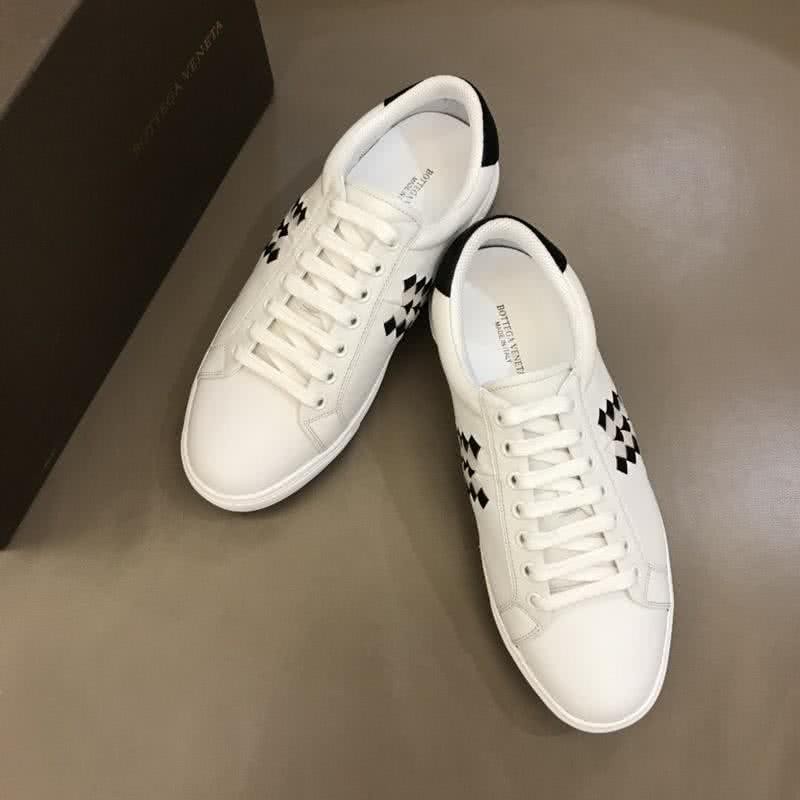 Bottega Veneta Fashion Cowhide Casual Shoes Sneakers White Men 3