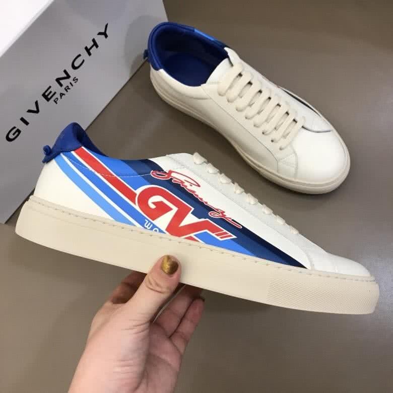 Givenchy Sneakers White Blue Red Men 4