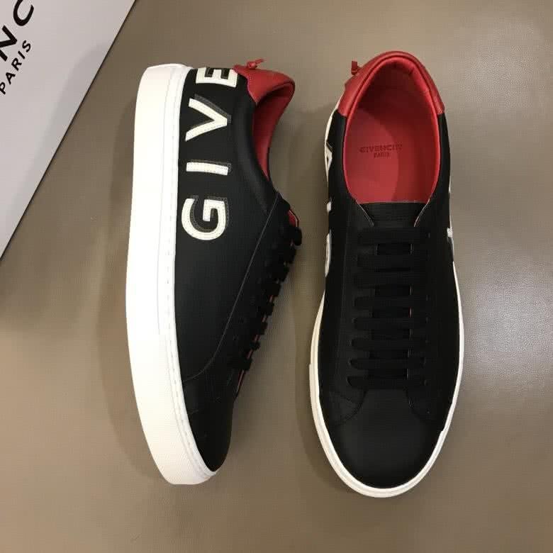 Givenchy Sneakers Black Upper Red Inside White Sole Men 3