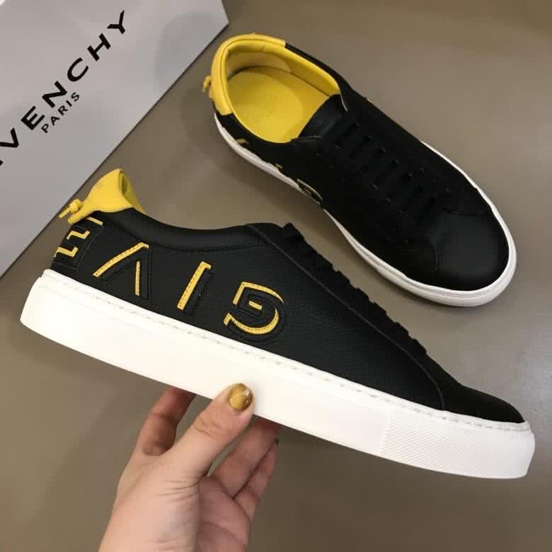 Givenchy Sneakers Black Upper Yellow Inside Rubber Sole Men 4