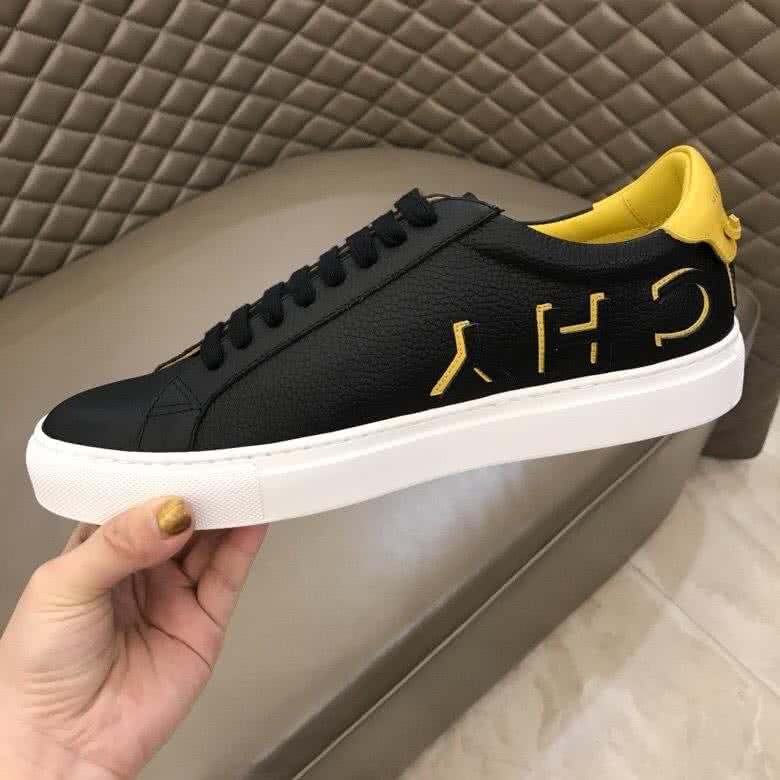 Givenchy Sneakers Black Upper Yellow Inside Rubber Sole Men 8