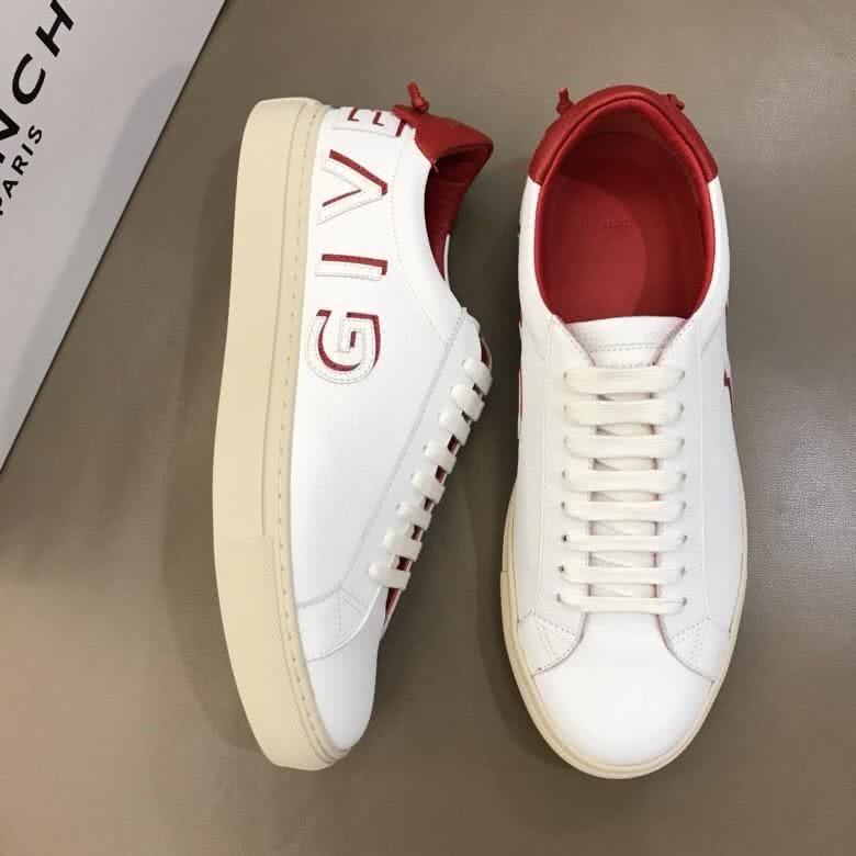 Givenchy Sneakers White Red Upper Rubber Sole Men 3