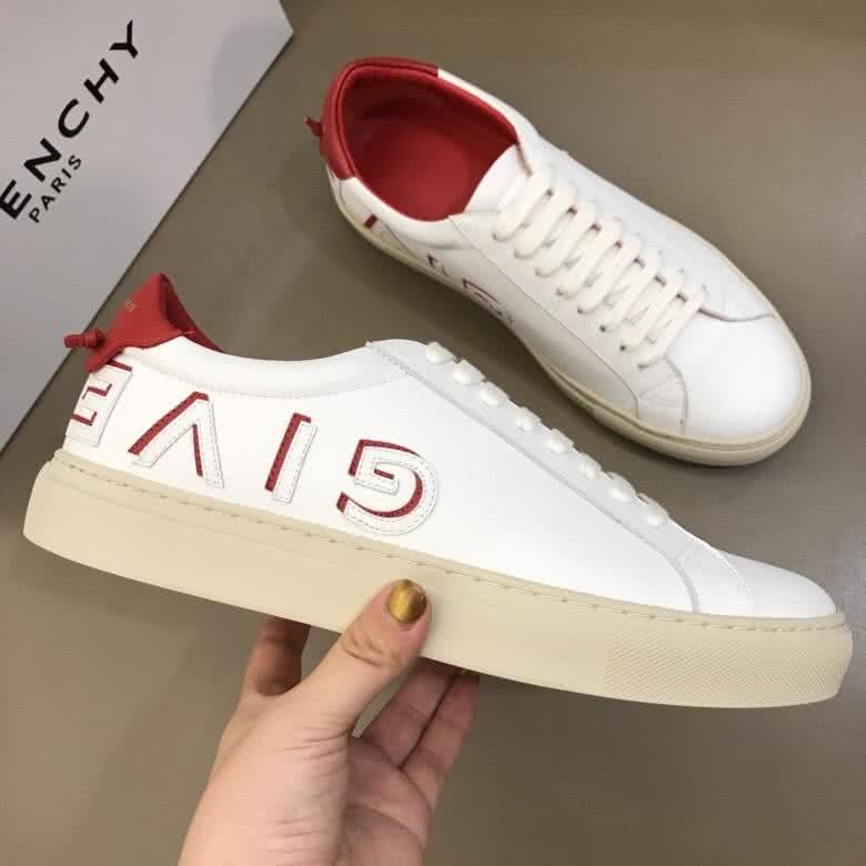 Givenchy Sneakers White Red Upper Rubber Sole Men 5
