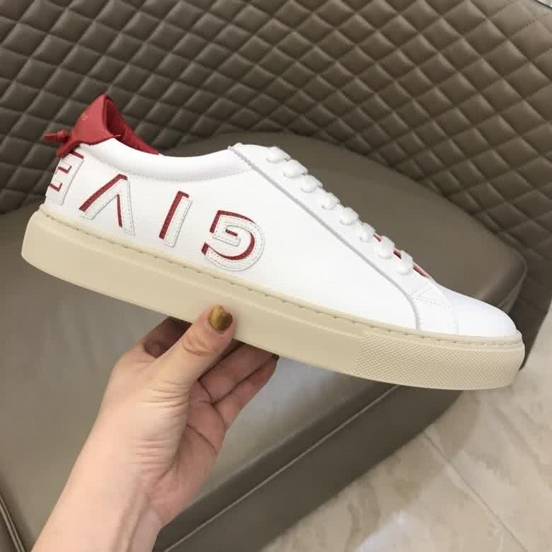 Givenchy Sneakers White Red Upper Rubber Sole Men 6
