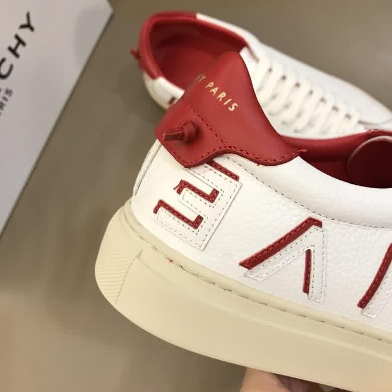 Givenchy Sneakers White Red Upper Rubber Sole Men 7