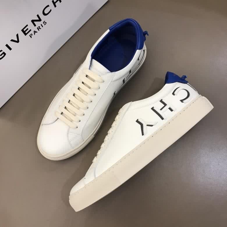 Givenchy Sneakers White Blue Upper Rubber Sole Men 1