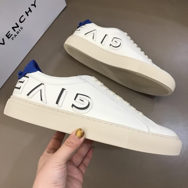Givenchy Sneakers White Blue Upper Rubber Sole Men 4