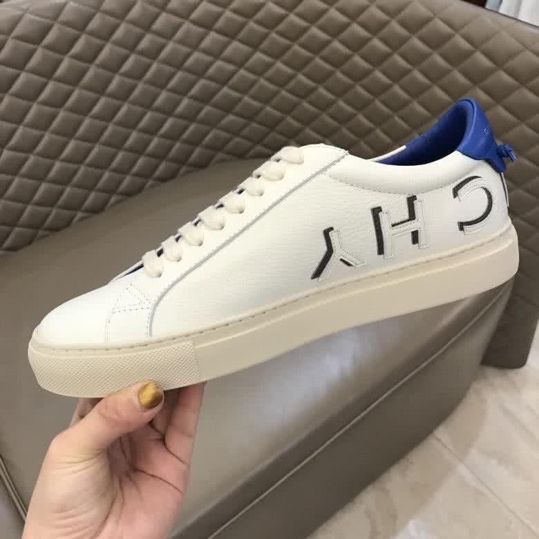 Givenchy Sneakers White Blue Upper Rubber Sole Men 9
