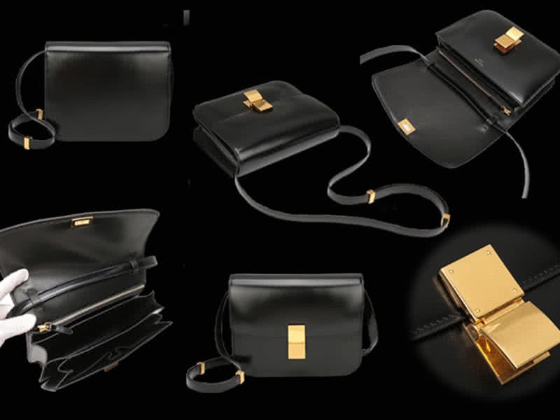Celine Medium Classic Bag In Box Calfskin Black 164173 5