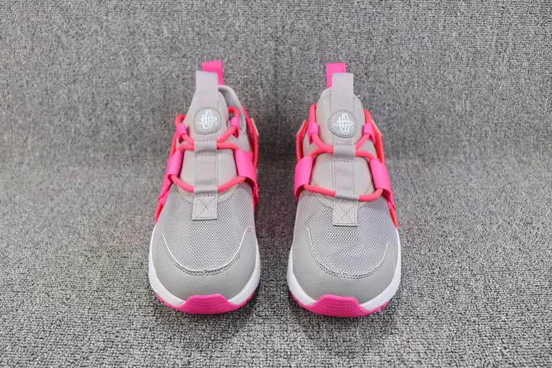 Nike Air Huarache City Low  Women Grey Pink Shoes 7
