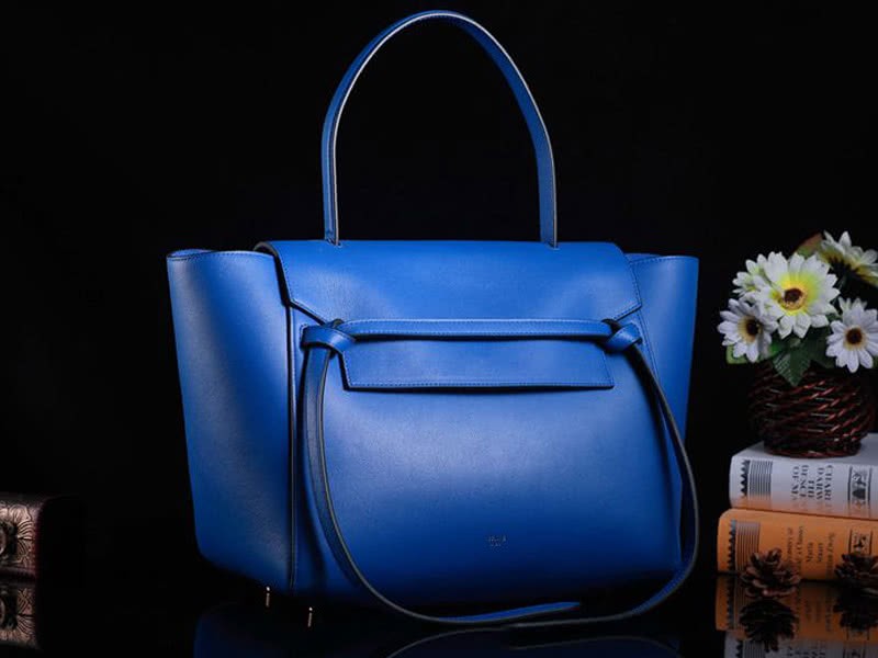 Celine Mini Belt Bag Smooth Calfskin Blue 3