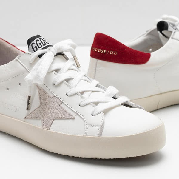 Golden Goose Superstar Sneakers G32WS590.G30 calf leather Star and heel is suede 4