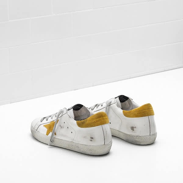 Golden Goose Superstar Sneakers G33WS590.H11 calf leather Suede star white 4