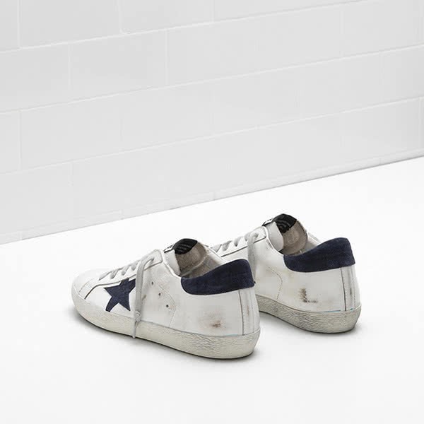 Golden Goose Superstar Sneakers G33WS590.H12 calf leather Suede star white 3