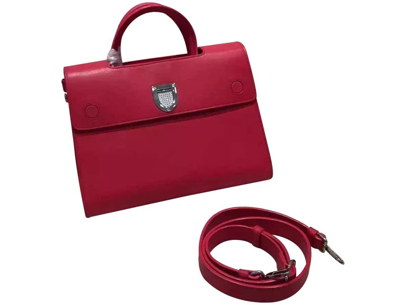 Dior Diorever Bag Noisette Prestige Calfskin Red 1