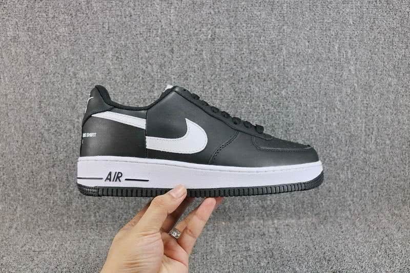  Supreme X Comme Des Garcons X Nike Air Force 1 Low Shoes Black Men 5