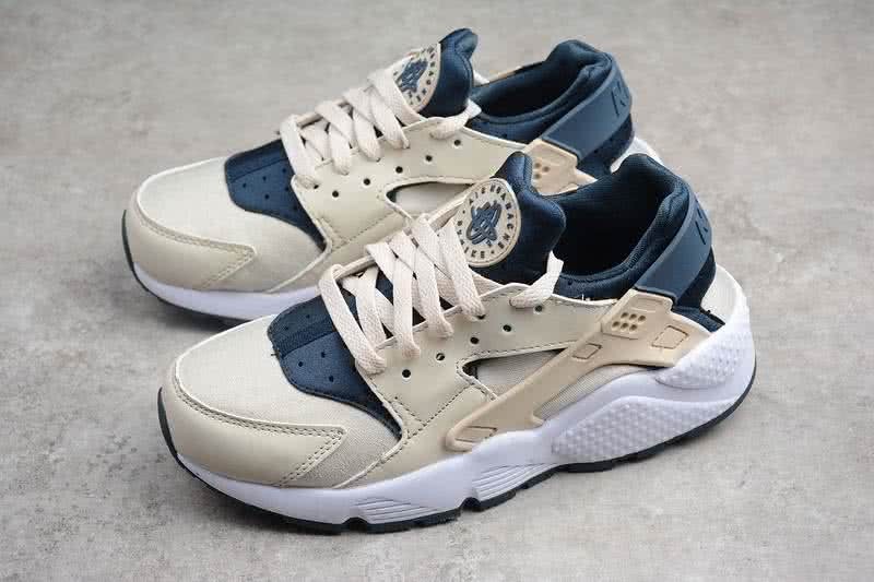 Nike Air Huarache Men White Blue Shoes 1