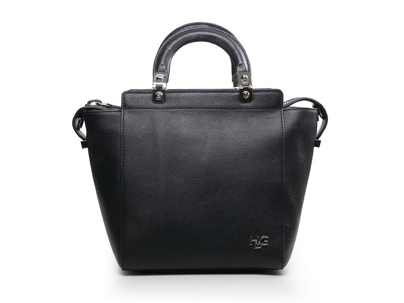 Givenchy Leather Hdg Convertible Tote Black 1