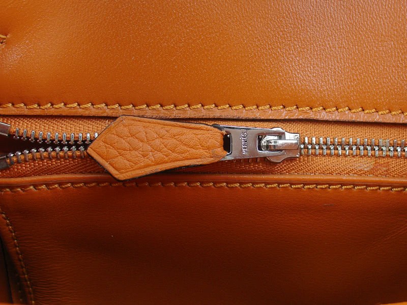 Hermes Birkin 25 Togo Leather Orange 12