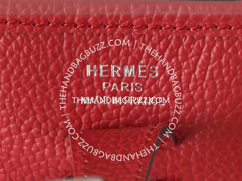 Hermes Evelyne Bag Pm Red 7