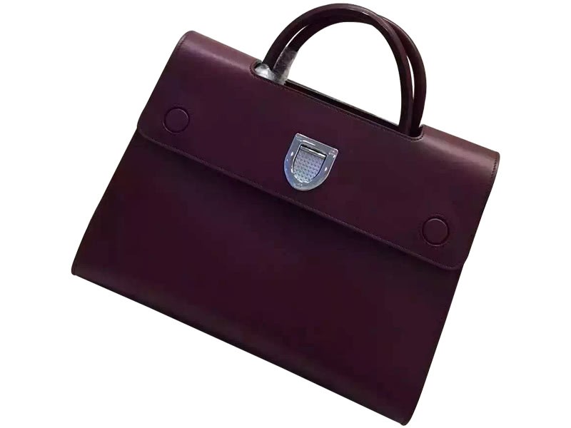 Dior Diorever Bag Noisette Prestige Calfskin Burgundy 3