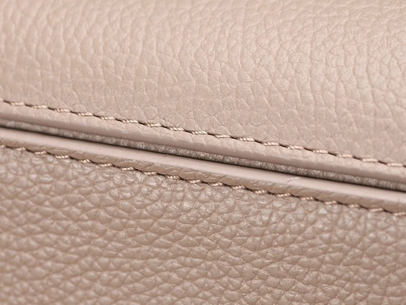 Celine Tie Nano Top Handle Bag Leather Grey 8