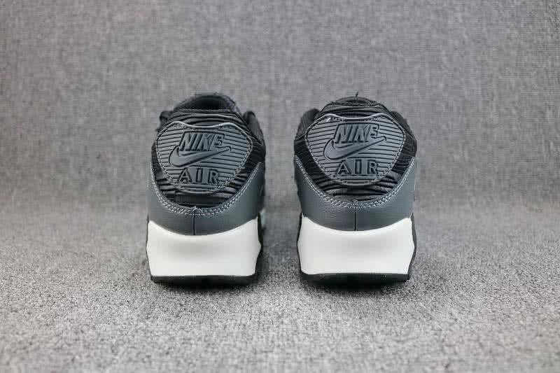 Nike Air Max 90 Leather White Black Shoes Women Men 3