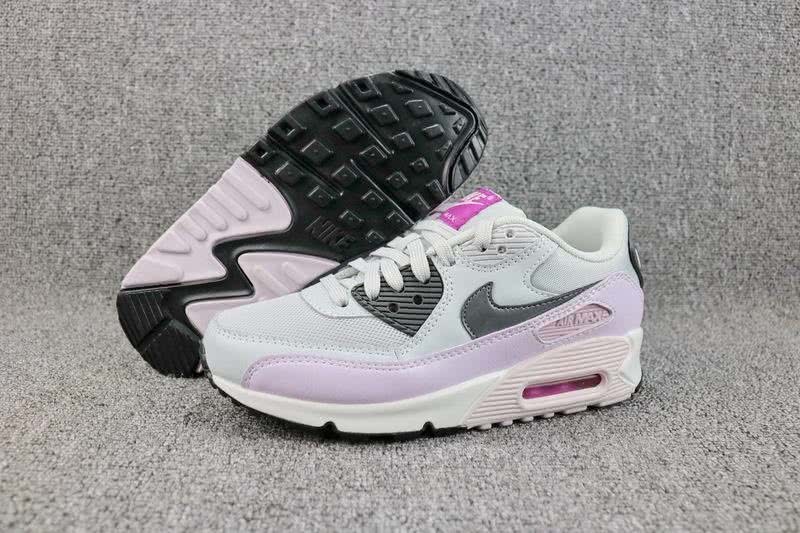 Nike Air Max 90 Essential Grey Pink Shoes Women 1