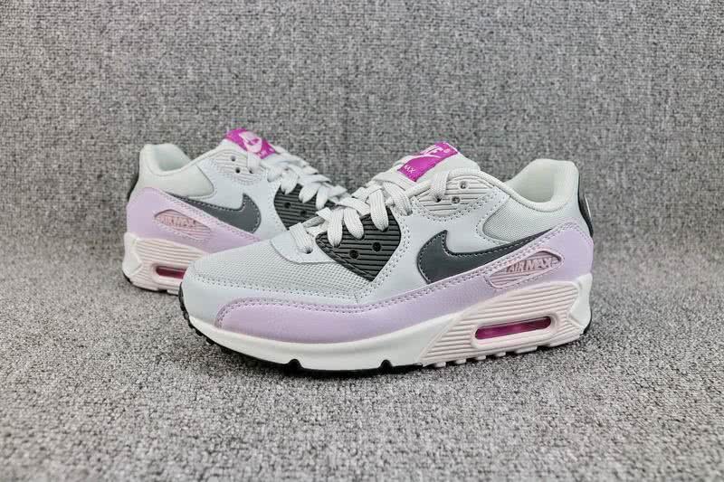 Nike Air Max 90 Essential Grey Pink Shoes Women 2