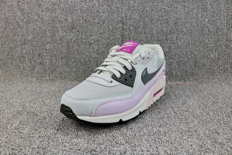 Nike Air Max 90 Essential Grey Pink Shoes Women 5