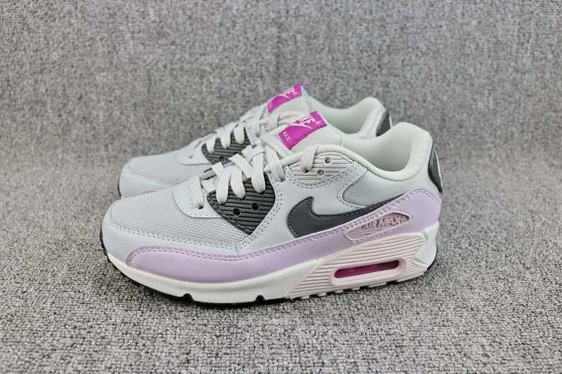 Nike Air Max 90 Essential Grey Pink Shoes Women 8