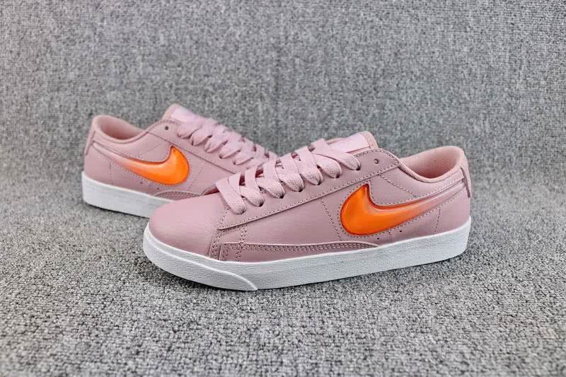 Nike Blazer Low Sneakers Pink Orange Women 3