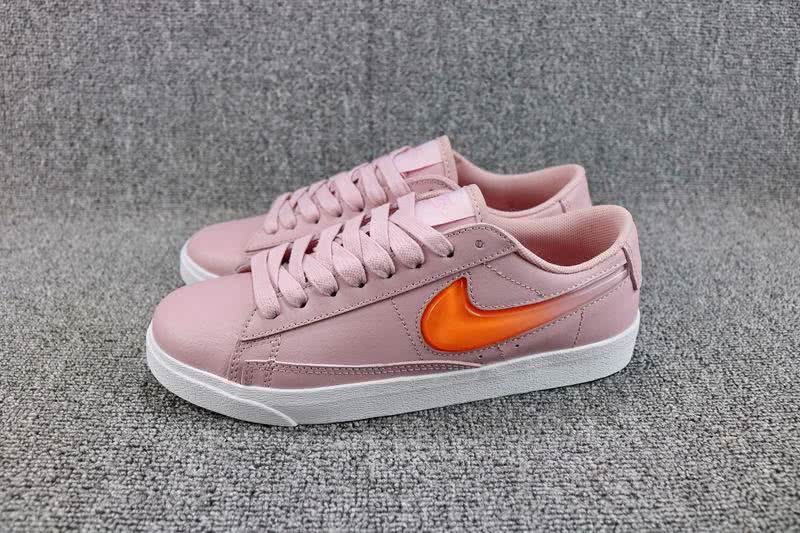 Nike Blazer Low Sneakers Pink Orange Women 1