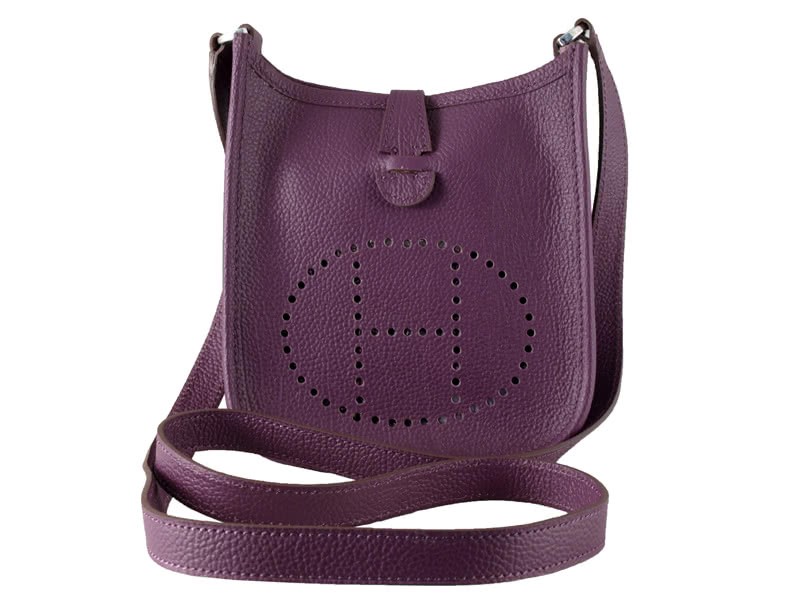 Hermes Evelyne Bag Pm Purple 1