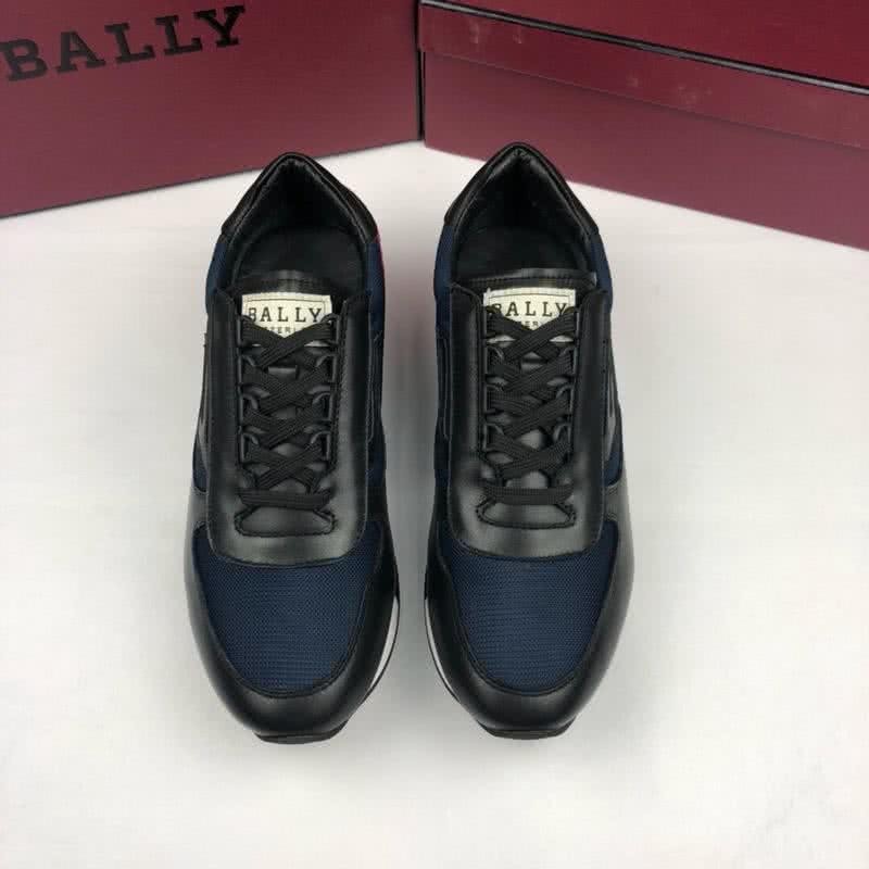 Bally Fashion Sports Shoes Cowhide Grey And Black Men  3