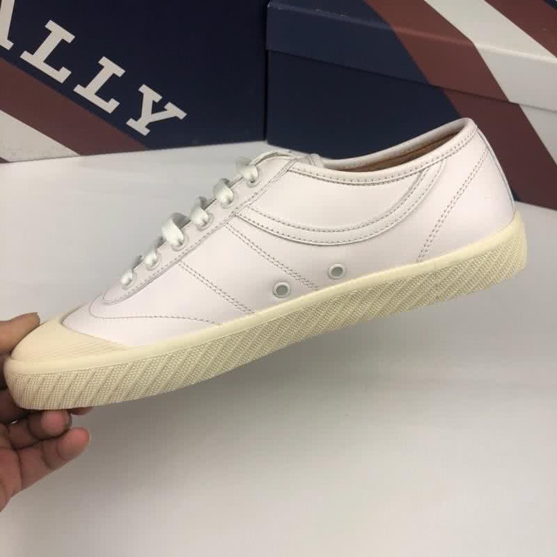 Bally Fashion Sports Shoes Canvas White Men  5