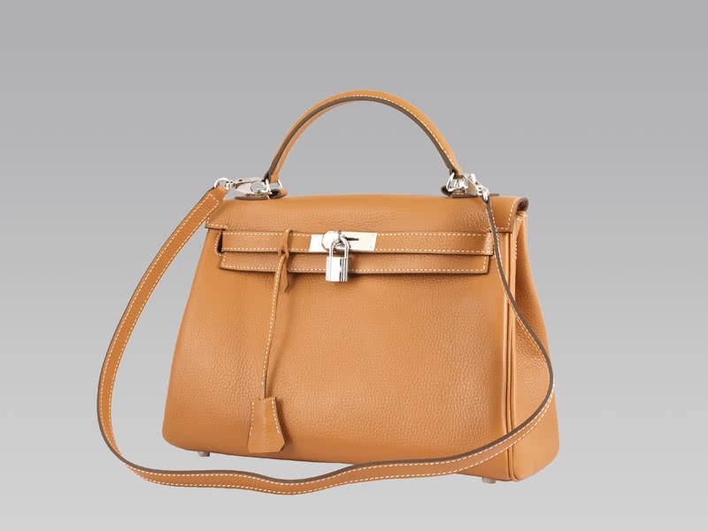 Hermes Kelly 32cm Togo Leather Clemence Gold 2
