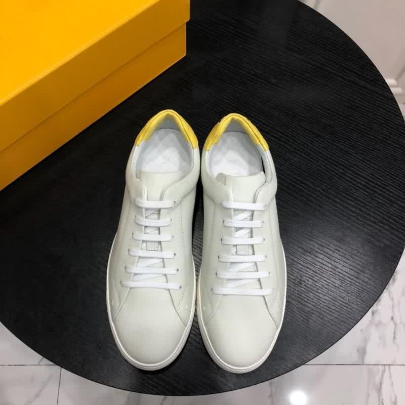 Fendi Sneakers Lace-ups White And Yellow Men 2