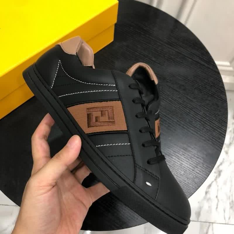Fendi Sneakers Lace-ups Black And Brown Men 4