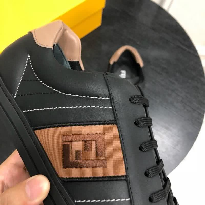 Fendi Sneakers Lace-ups Black And Brown Men 6