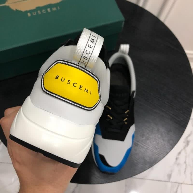 Buscemi Sneakers Grey Black Blue Yellow And White Men 5