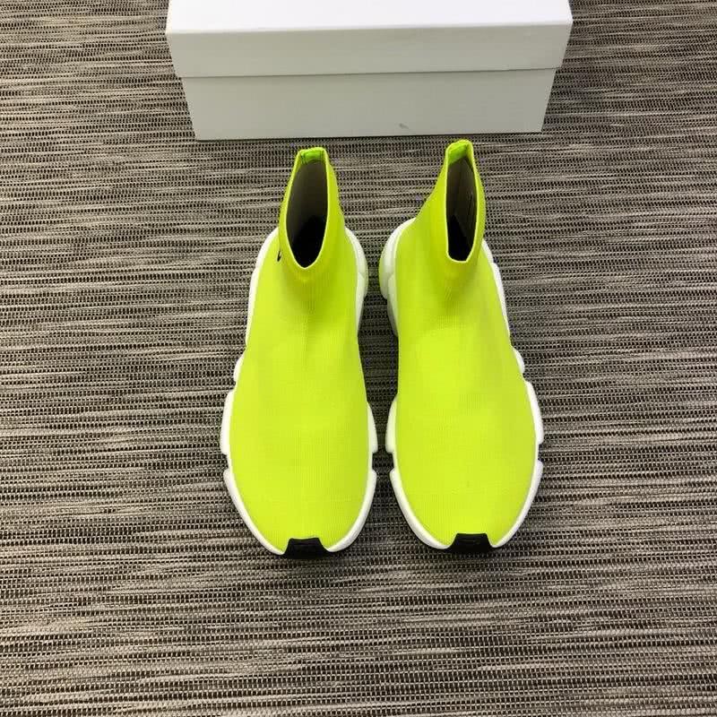 Balenciaga Speed Sock Boots Fluorescent Green Men Women 2
