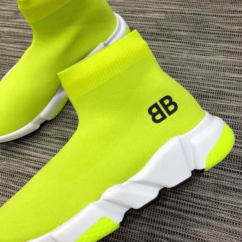 Balenciaga Speed Sock Boots Fluorescent Green Men Women 7