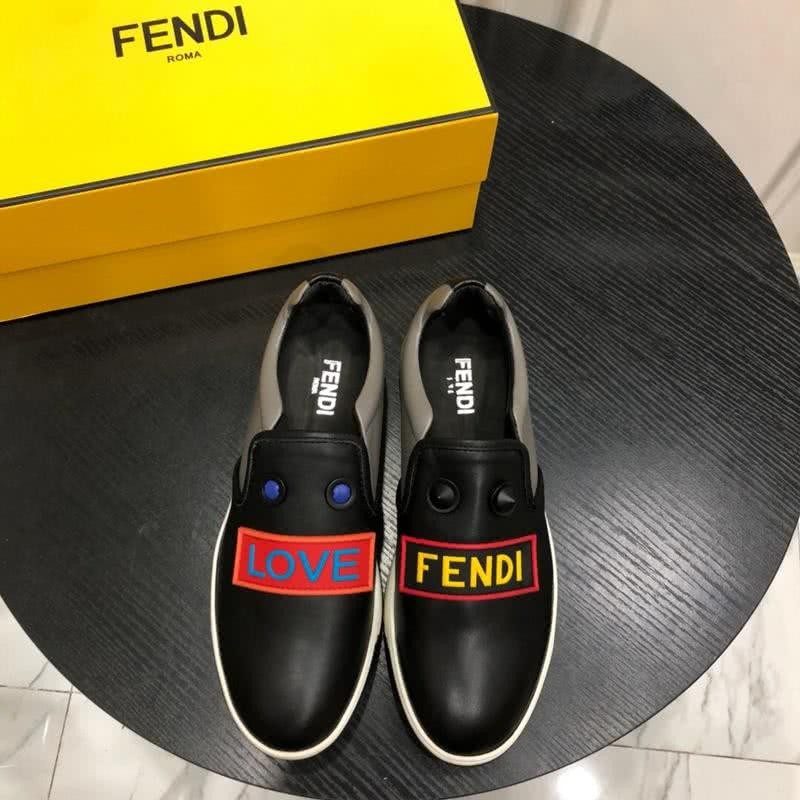 Fendi Sneakers Black Red Blue Men 2