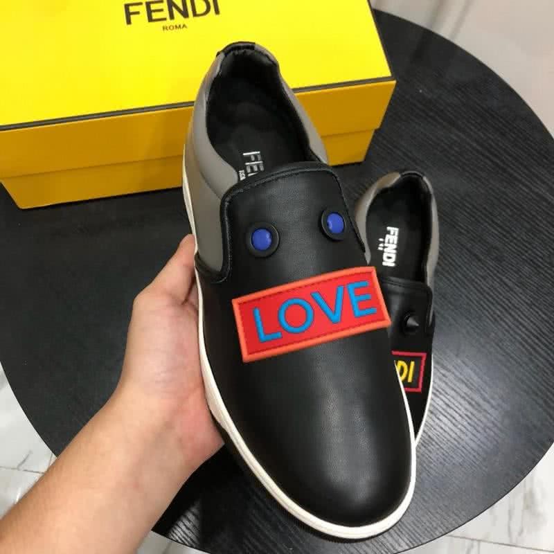 Fendi Sneakers Black Red Blue Men 3