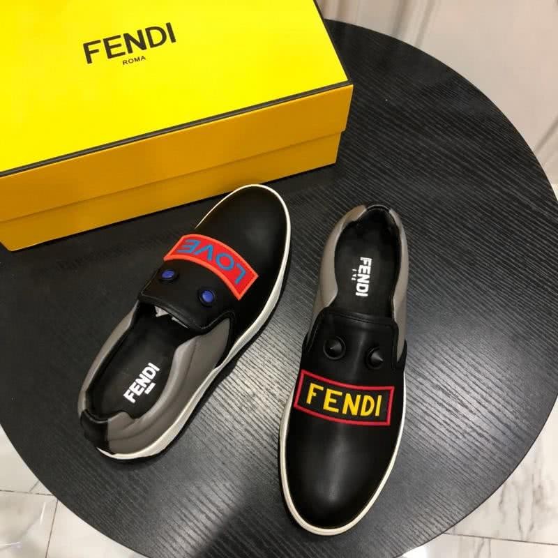 Fendi Sneakers Black Red Blue Men 9