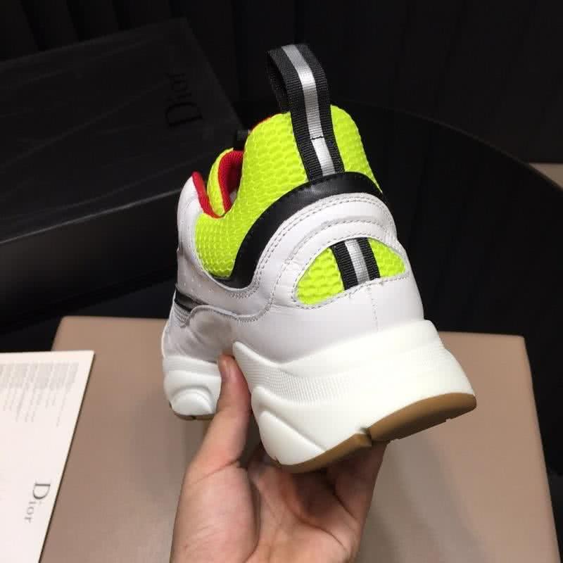 Dior Sneakers White Black Yellow Upper Red Inside Men 8